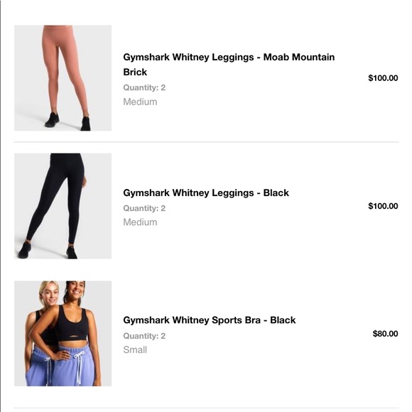 Looking to TRADE Gymshark x Whitney Pieces - Picture 2 of 2
